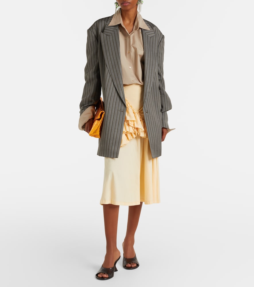 Humairah cotton midi skirt