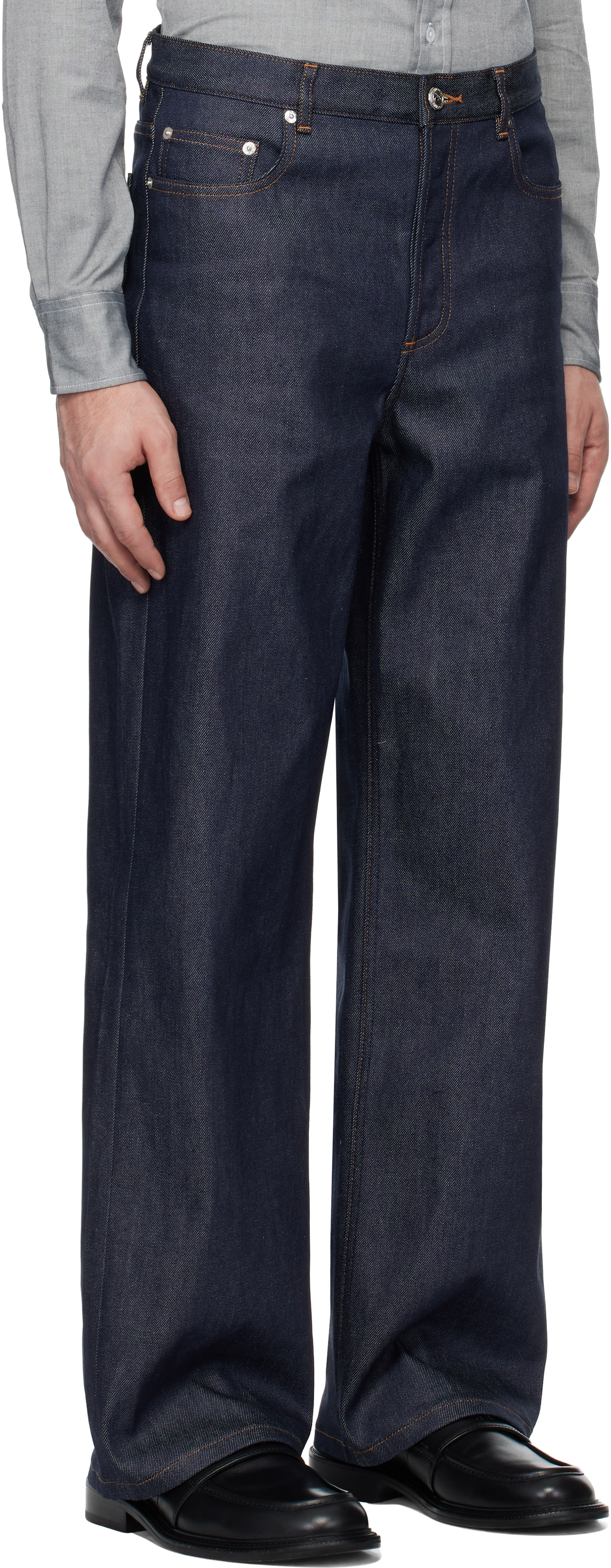 A. P.C. Indigo Aaron Jeans