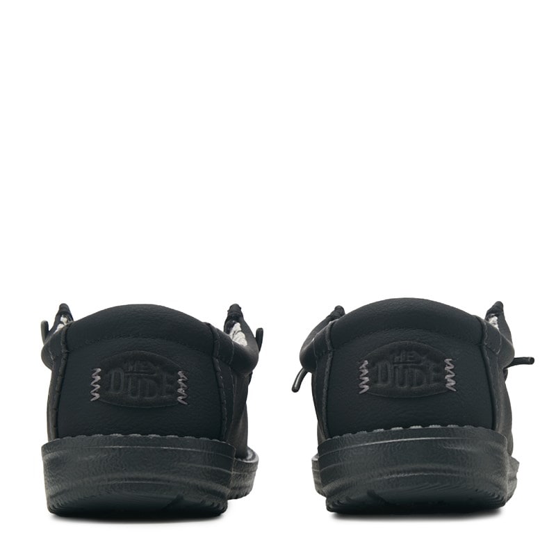 Kids' Wally Slip On Shoe Little/Big Kid Shoes (Black Mono)