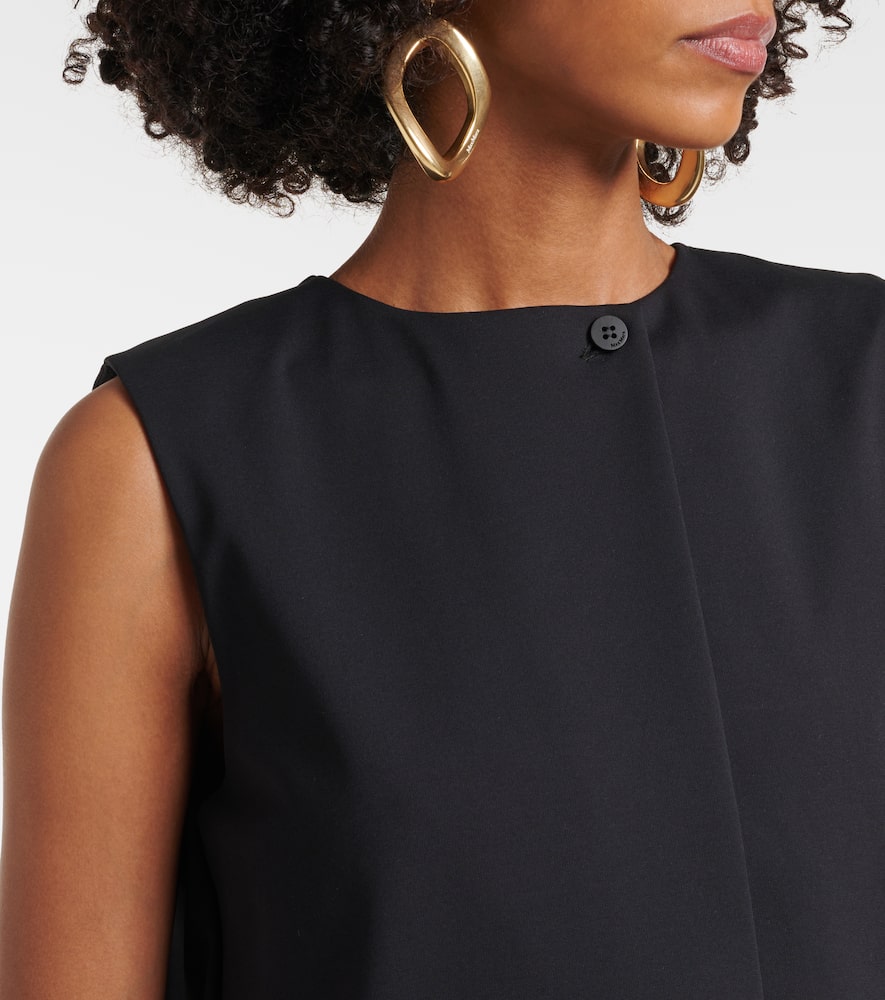 Biada cotton-blend maxi dress