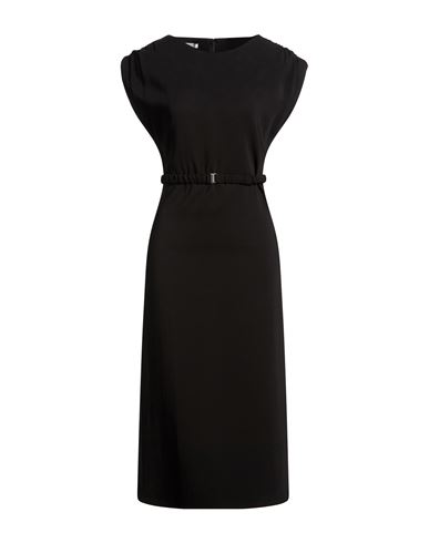 Woman Midi dress Black Size 2 Viscose, Elastane