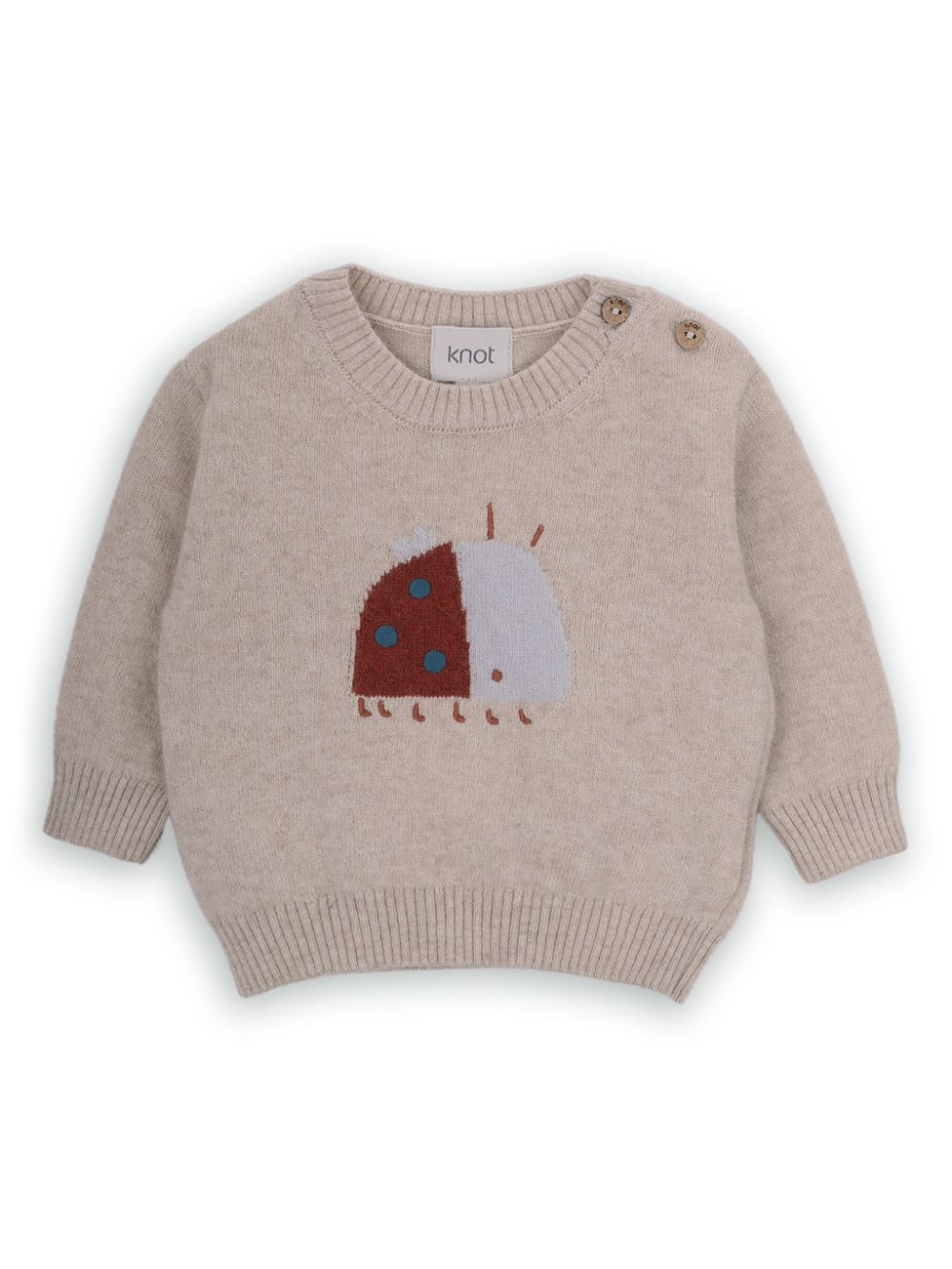 Ladybird sweater - Brown