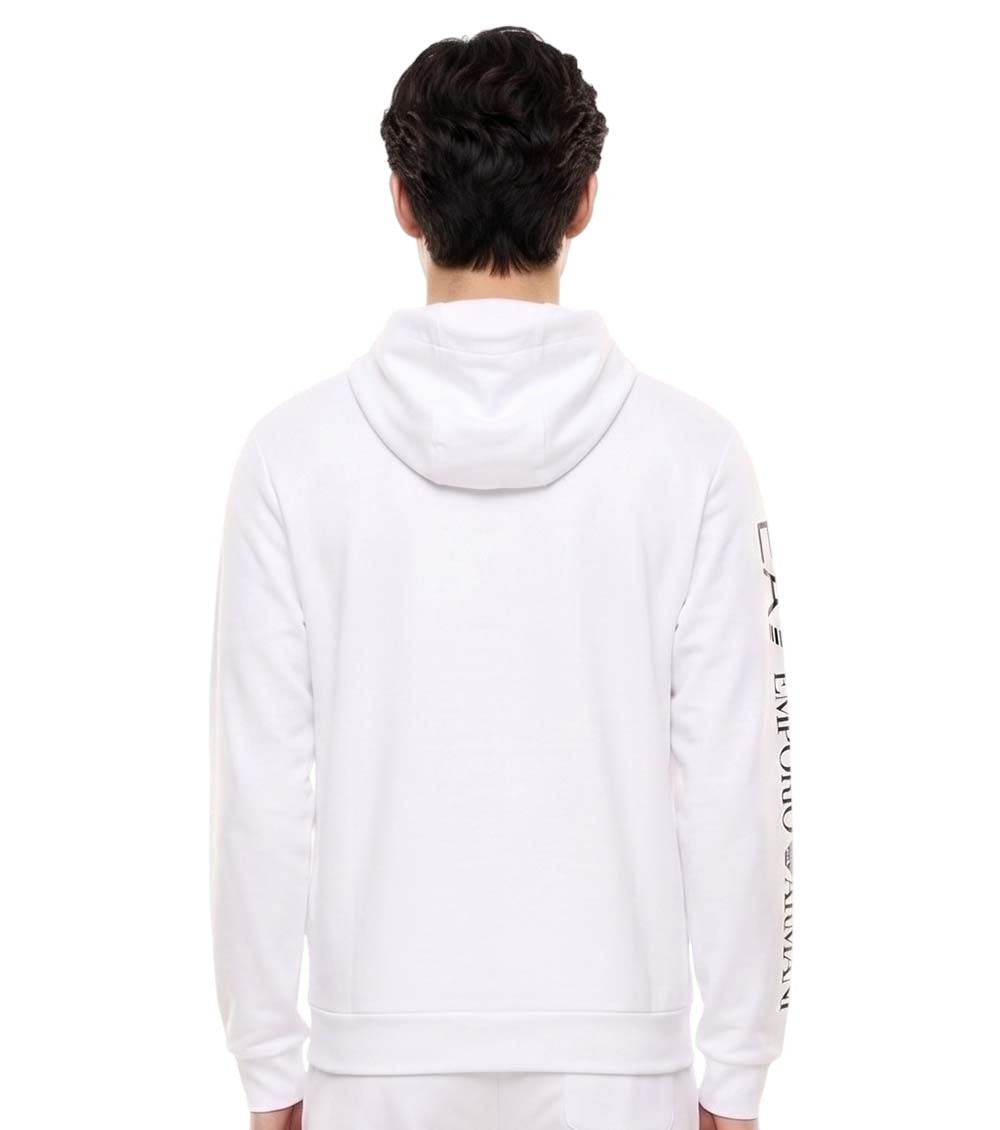 White Logo Hoodie