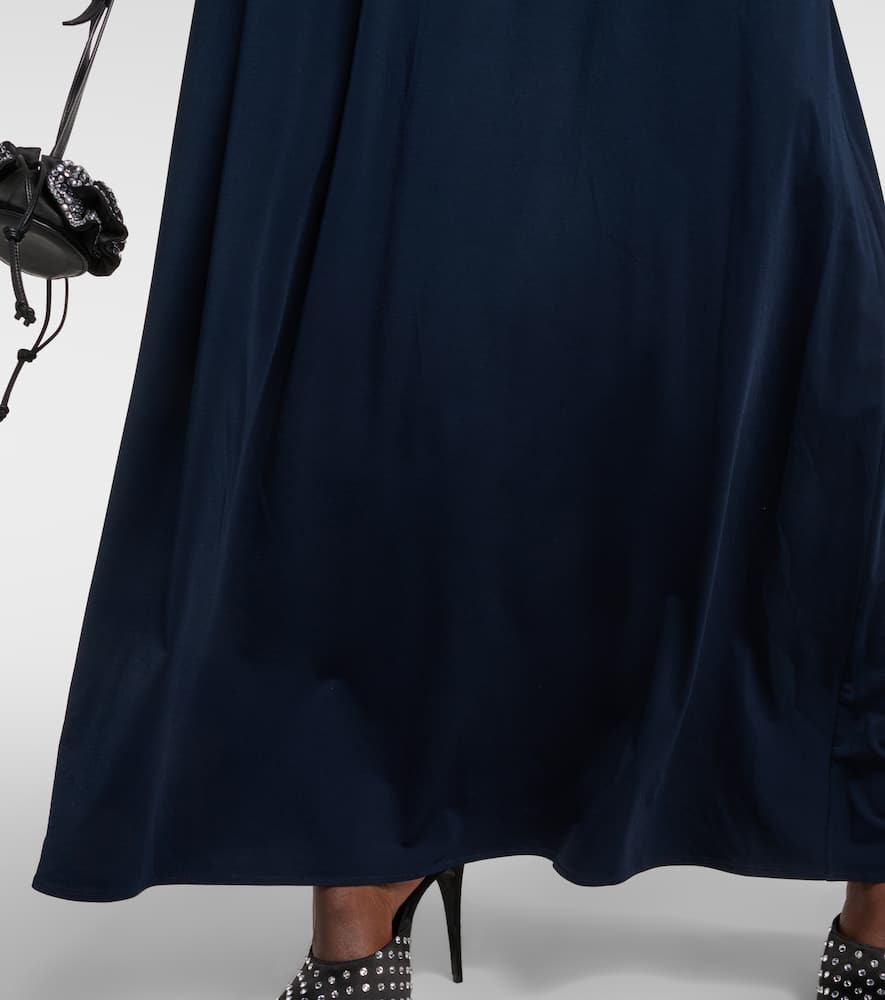 Off-shoulder midi dress