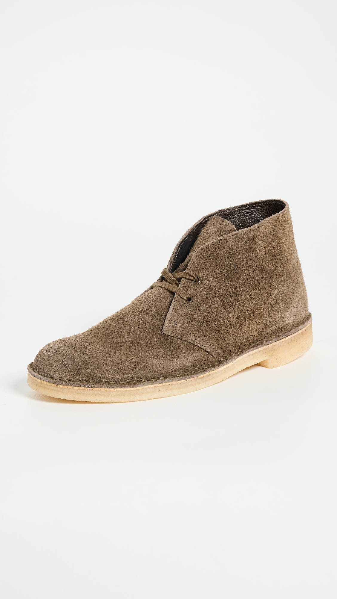 Suede Desert Boots Dark Khaki