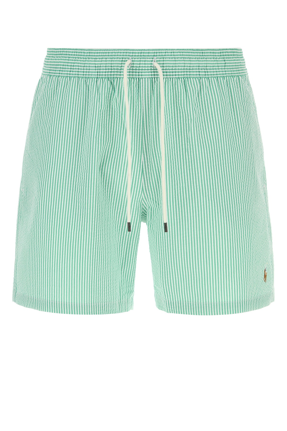 POLO RALPH LAUREN Embroidered stretch cotton blend swimming short