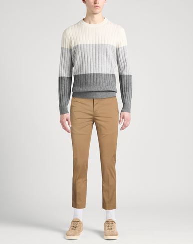 Man Pants Khaki Size 32 Cotton, Elastane