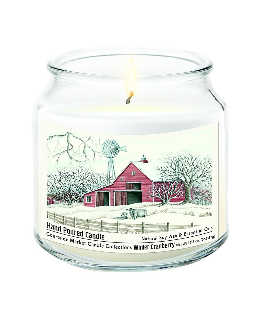 Winter Barn With Mill Hand-Poured Soy Wax Candle