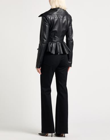 Woman Jacket Black Size 4 Lambskin