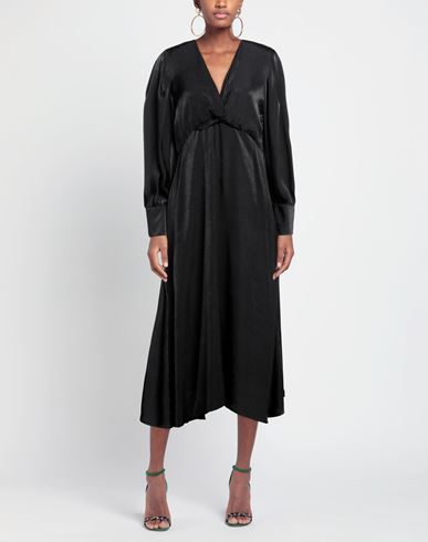 Woman Midi dress Black Size XL Polyester