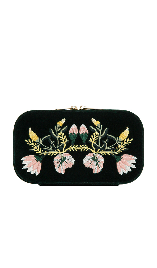 Wolf 1834 Zoe Travel Zip Case in Green