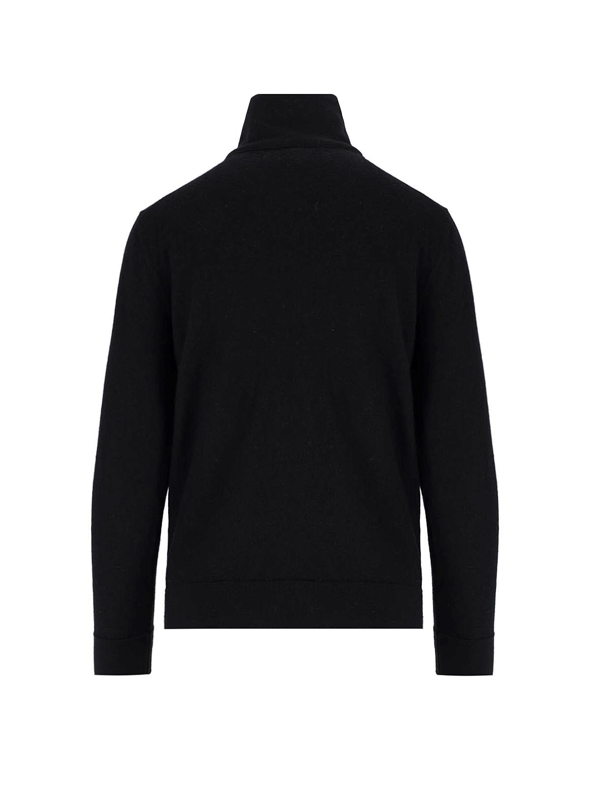 High Neck Zip Sweater