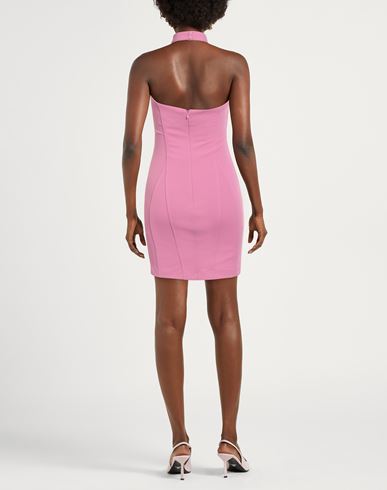 Woman Mini dress Pink Size 8 Polyester, Elastane
