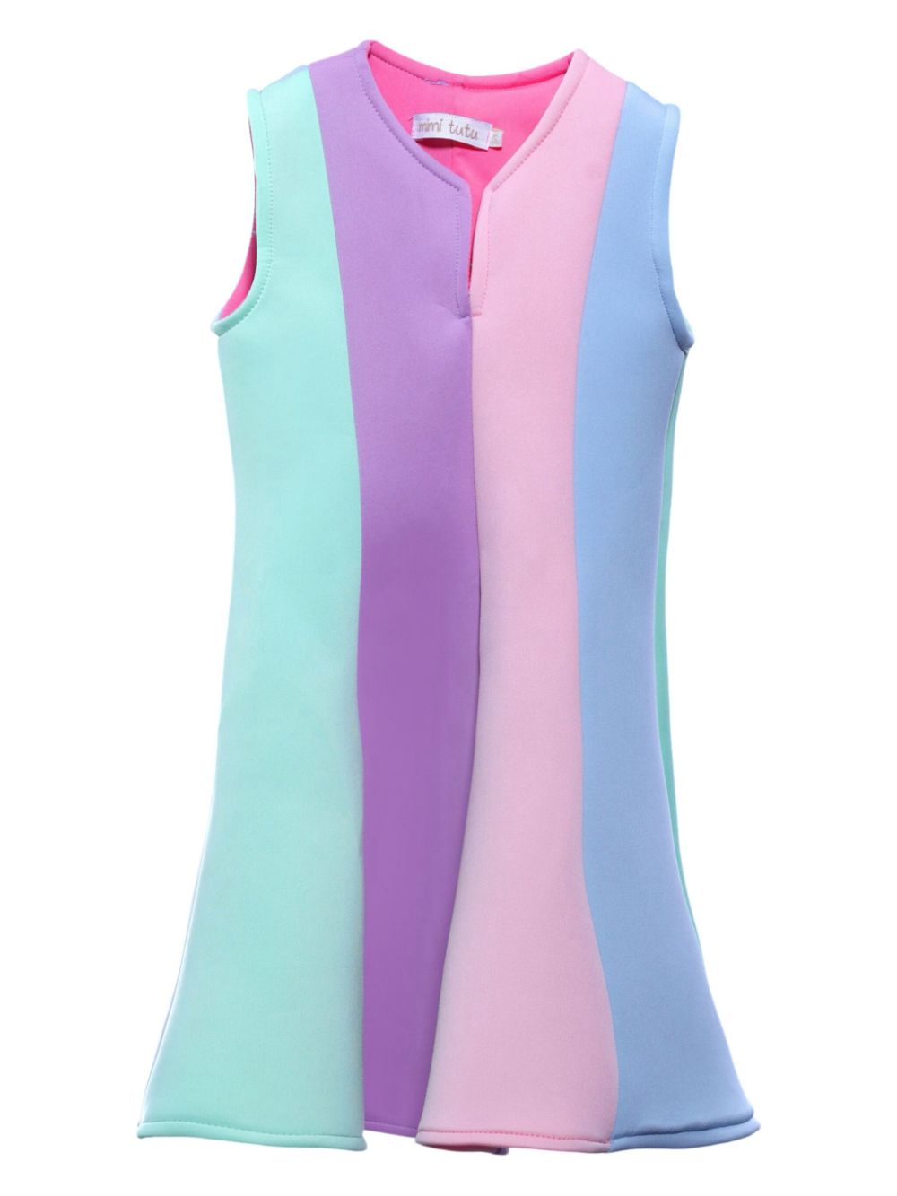 Sophie colour-block sleeveless dress - Pink