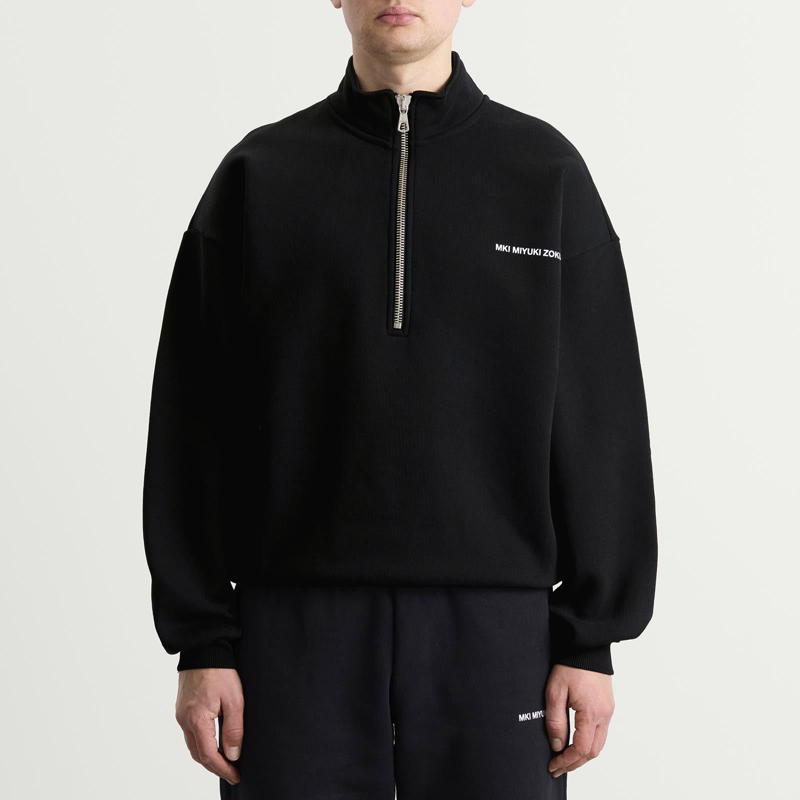 Men's Uniform Quarter Zip Black