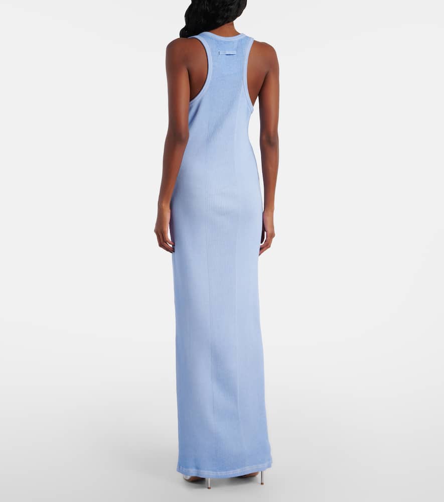 Cotton jersey maxi dress