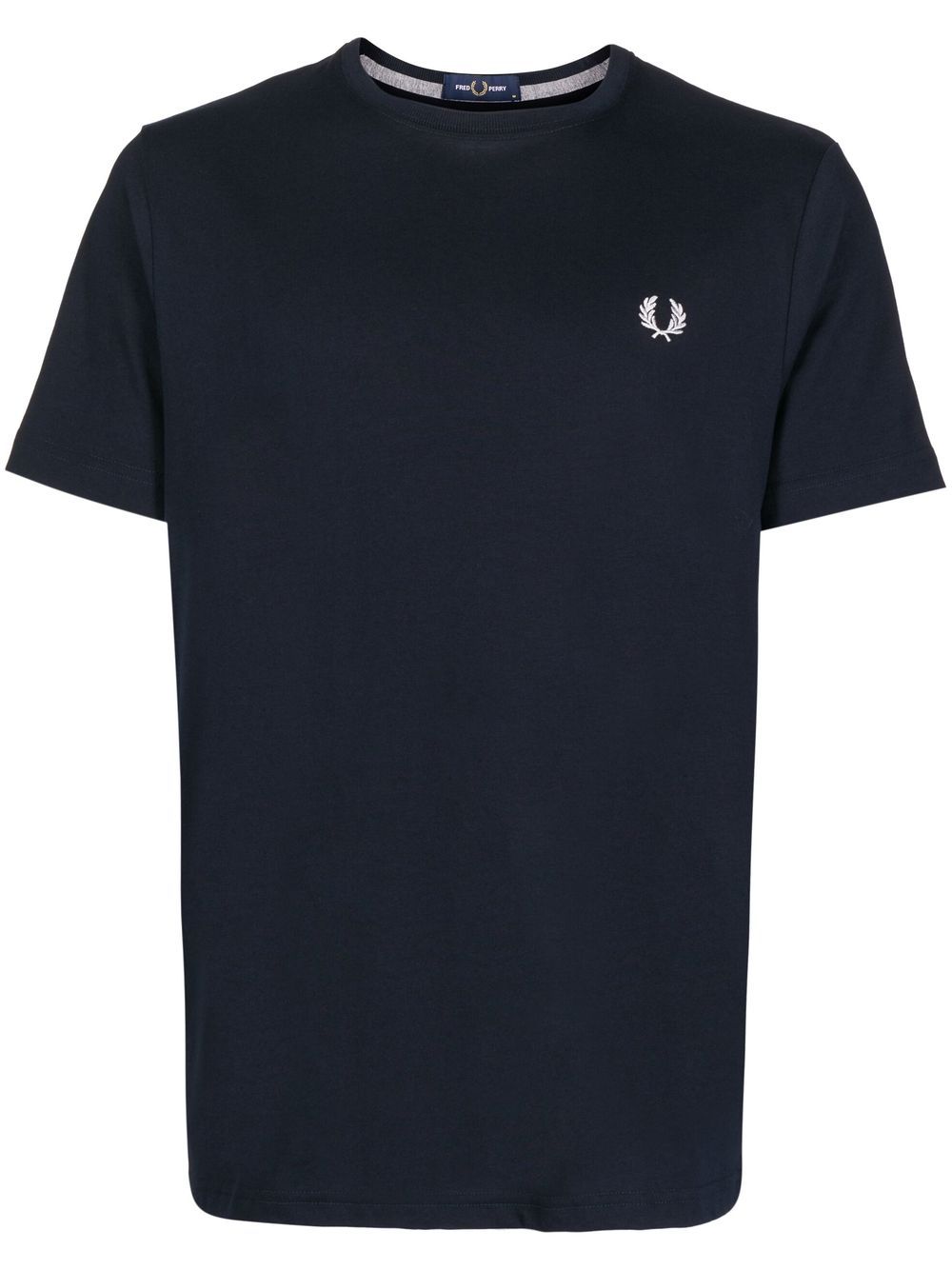 Embroidered logo T-shirt - Blue