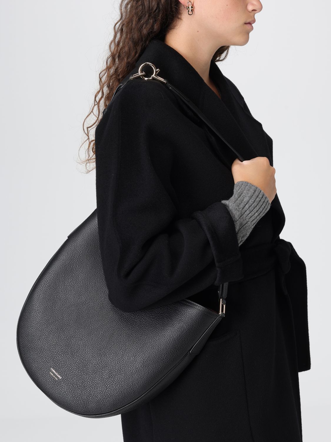 Shoulder Bag Woman color Black