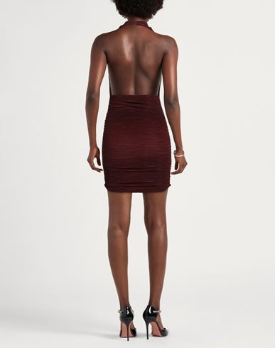 Woman Mini dress Burgundy Size 4 Polyester
