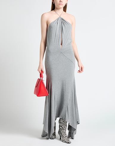 The Attico Woman Midi dress Grey Size 6 Viscose, Elastane