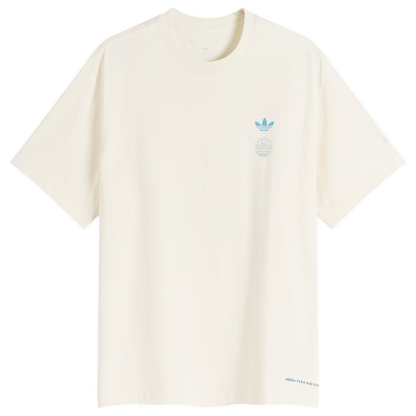Men's x Bad Bunny London Tour Merch T-Shirt in Cream White