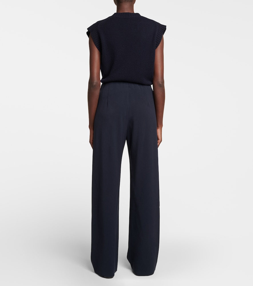 Vince High-rise crêpe pants