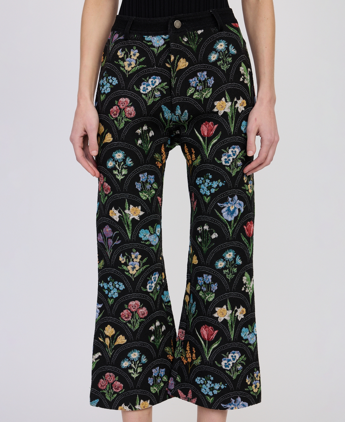 Women's Daphne Zipper Pants - Black Multi