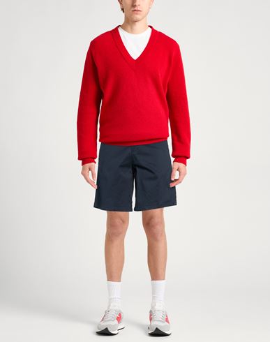 Man Shorts & Bermuda Shorts Midnight blue Size S Organic cotton, Cotton, Elastane