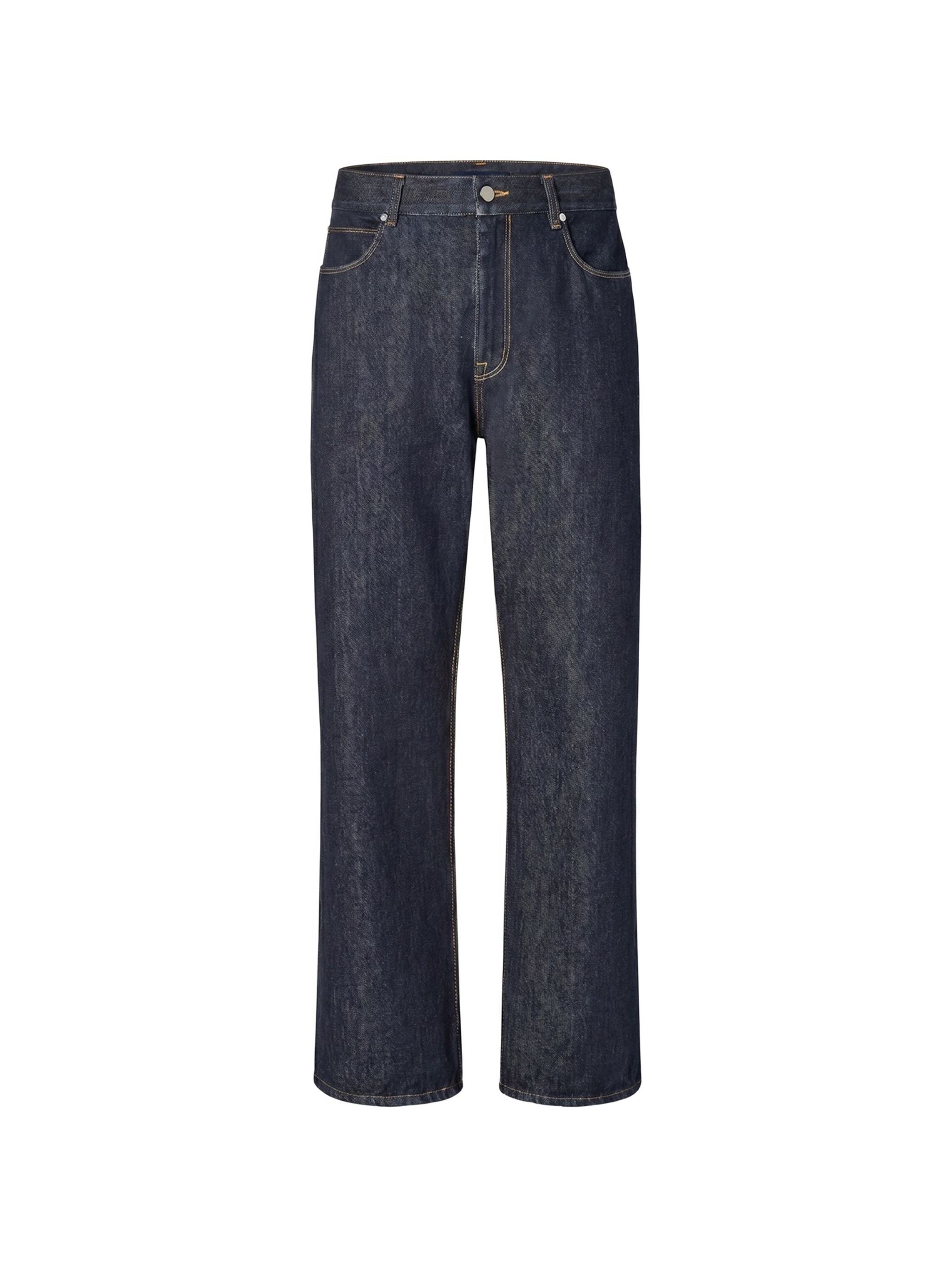 Men's Regular Washed Denim Pants