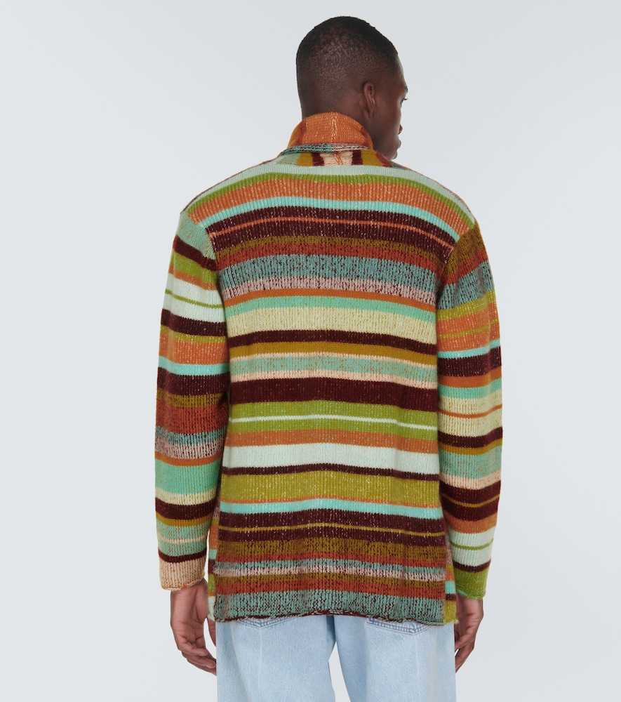 Cashmere striped jacket