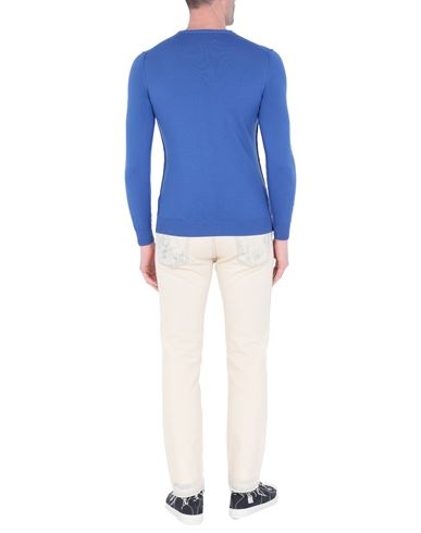 Man Sweater Bright blue Size L Merino Wool, Acrylic