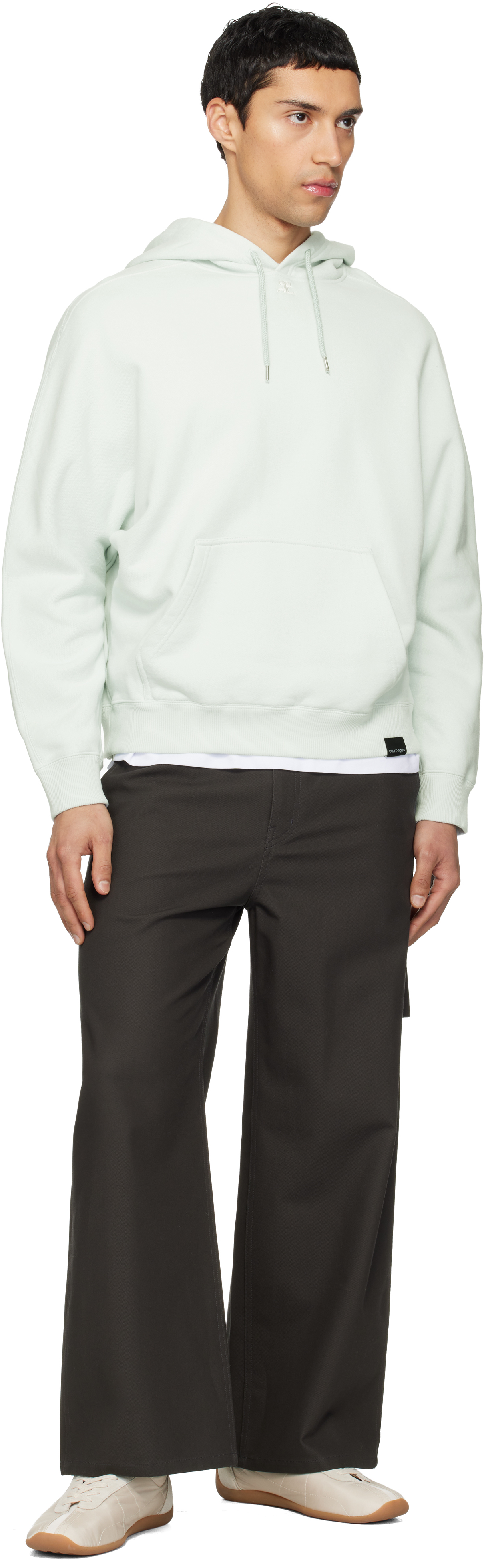 Gray Hammer Cotton Short Trousers