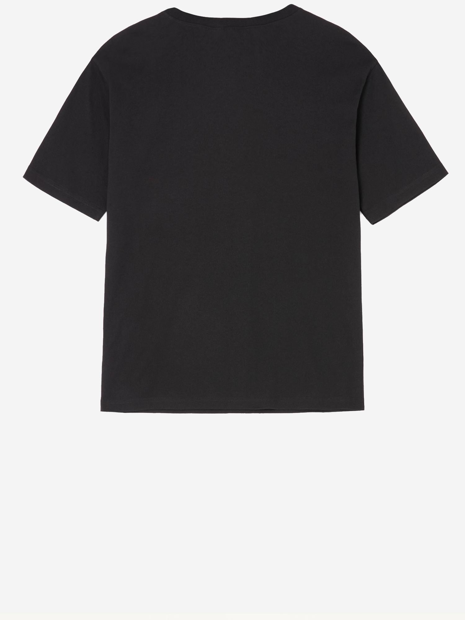 Cotton Logo T-Shirt — Black