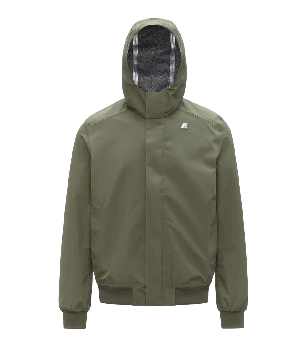 Olive Regular Hood Jacket