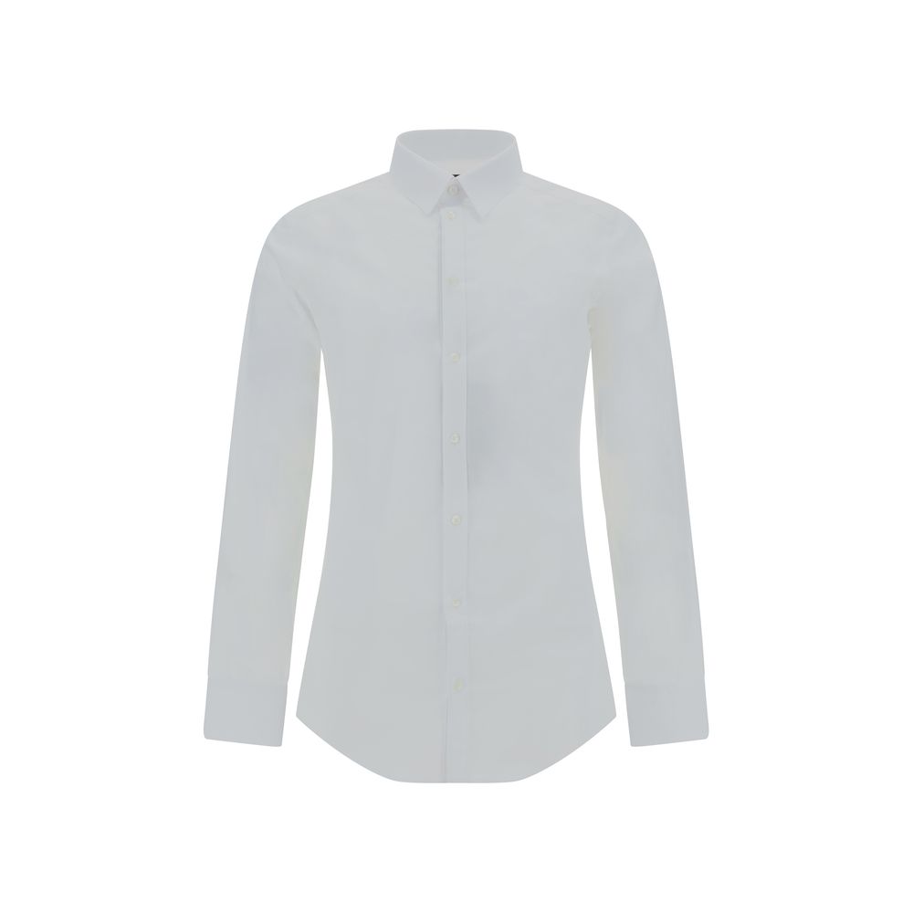 Cotton-Elastane Shirt — White