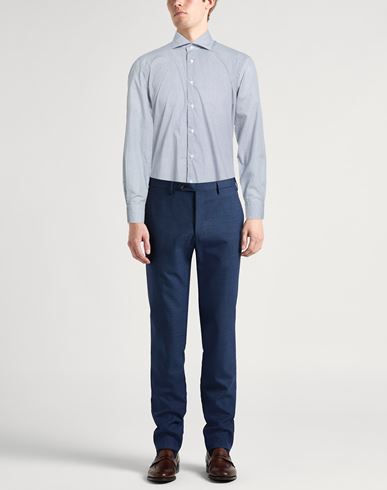 Culto Man Shirt Midnight blue Size 15 ¾ Cotton