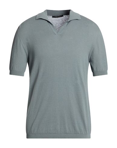 Beyond Time Man Polo shirt Lead Size 40 Cotton