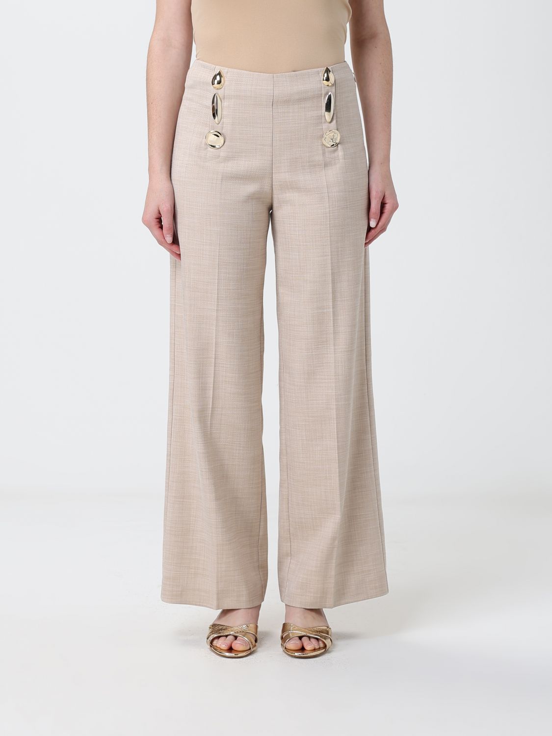 Pants Woman color Beige