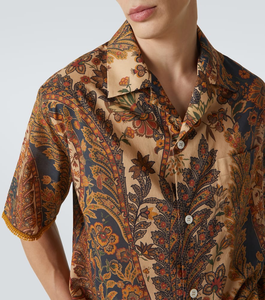 Paisley linen shirt