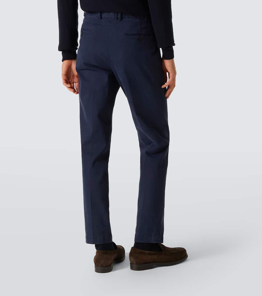 Cotton straight pants