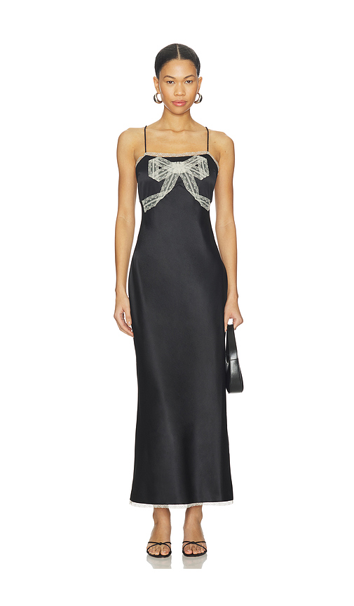 LoveShackFancy Isolie Dress in Black. L also in M, S, XL