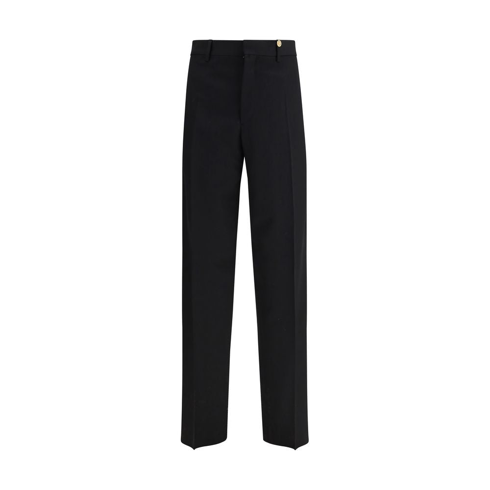 Wool Ovis Aries Trousers — Black