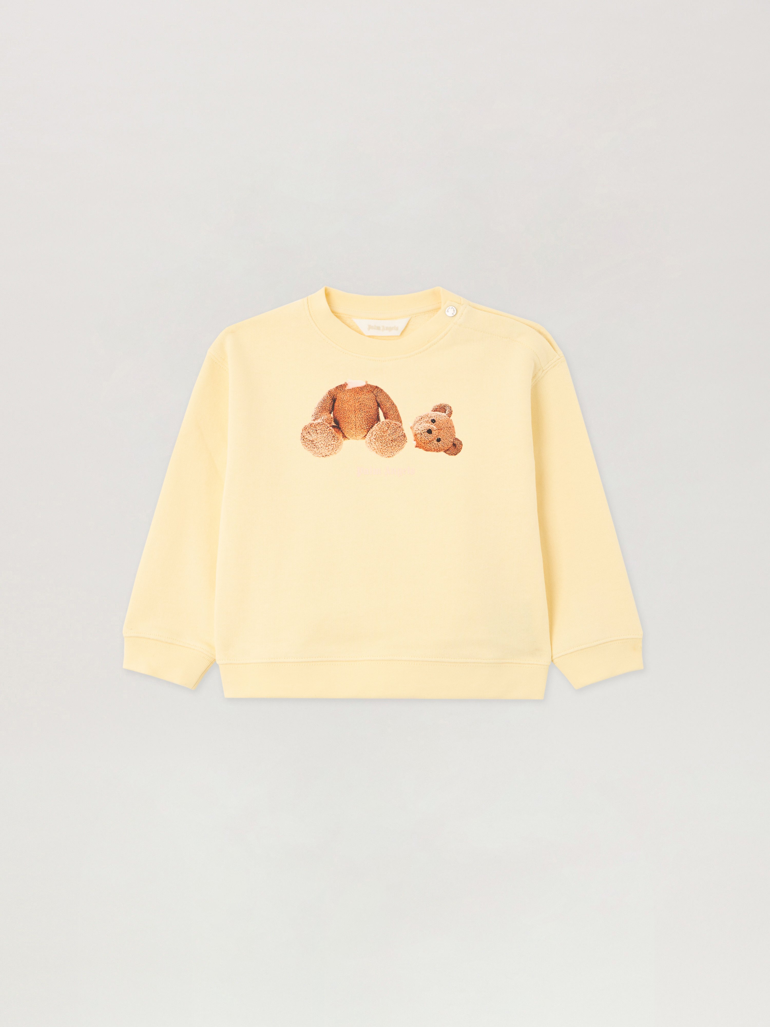 Bear Crewneck Kids  Giallo/yellow