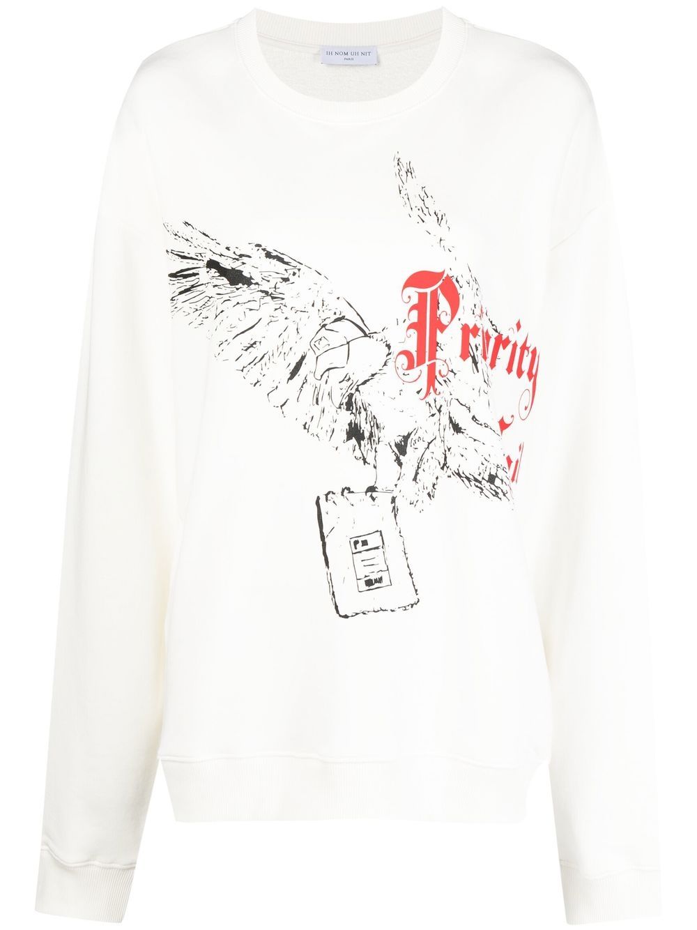 Graphic-print sweatshirt - White