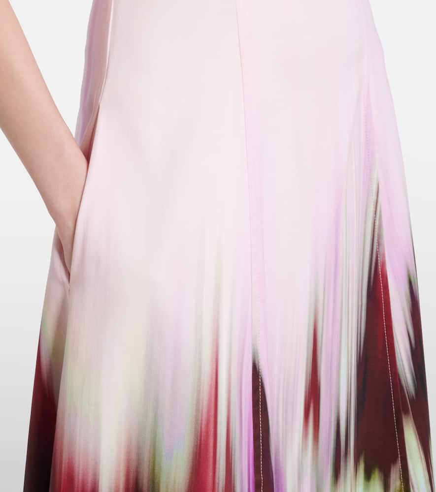 Magnolia cotton and rayon-blend midi dress