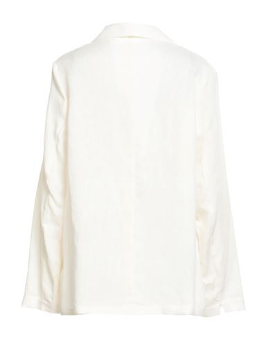 Lardini Woman Blazer Ivory Size 2 Linen