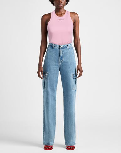 Denim Woman Tank top Pink