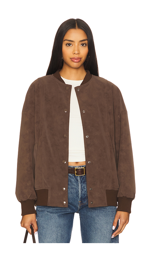 Line & Dot Alfie Jacket in Brown. S. Also in L
