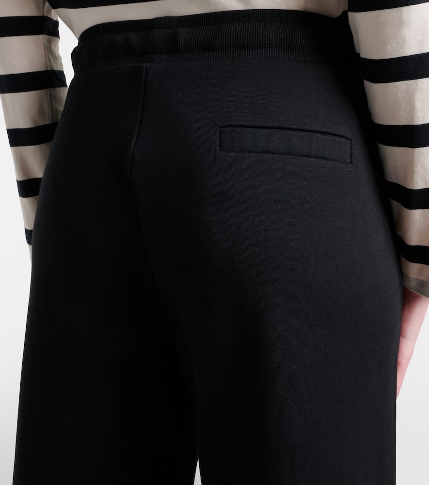 Bali cotton-blend wide-leg pants
