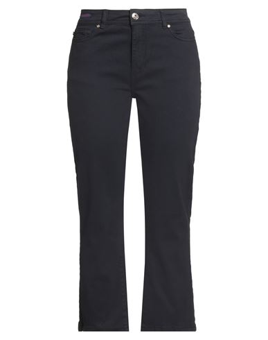 Woman Pants Midnight blue Size 6 Paper, Elastane